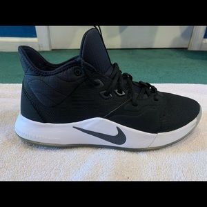 Mens Nike PG 3 Black and White